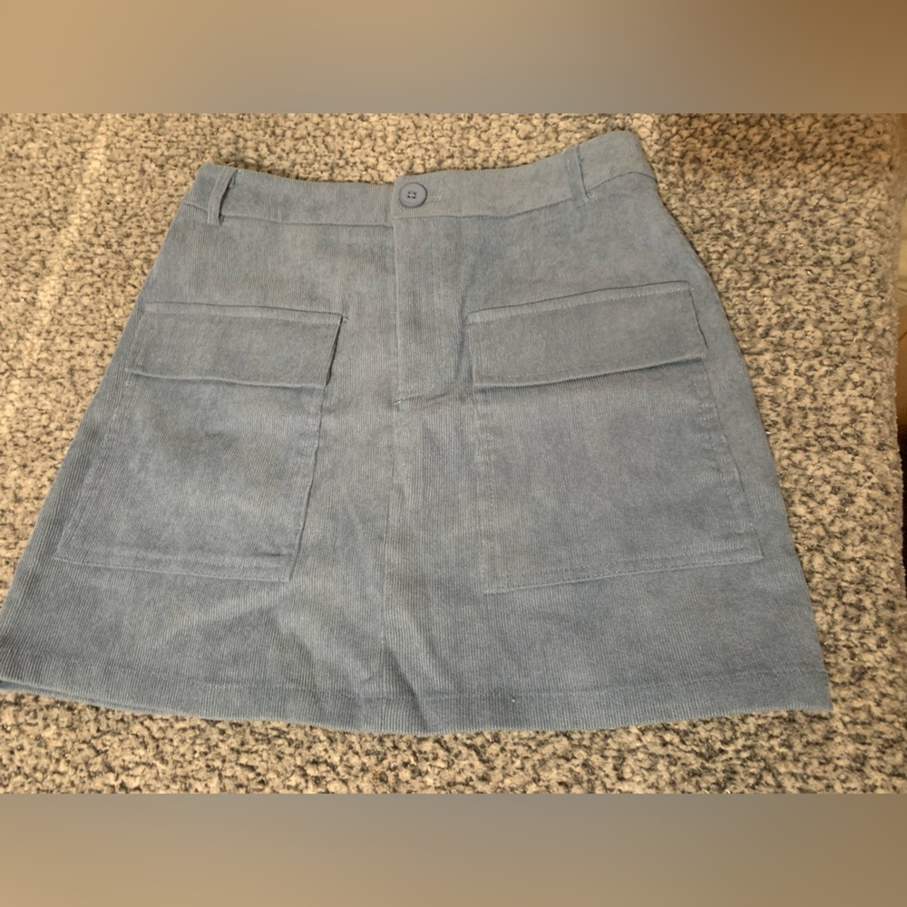 blue Mini Skirt